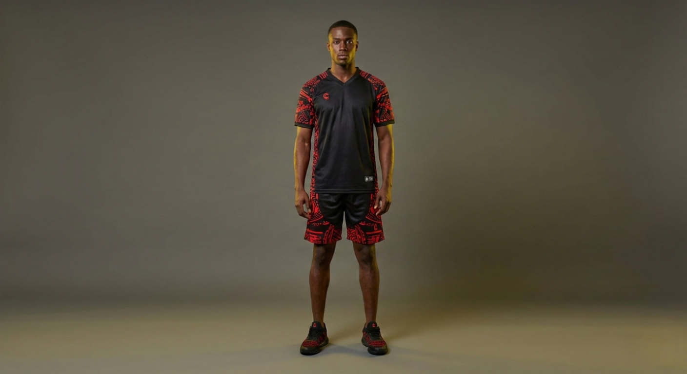 Model wearing Midnight Black AfroPulse Kit